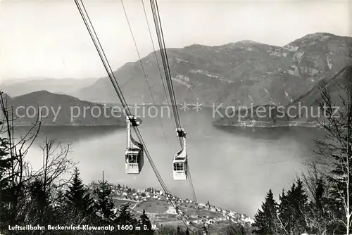 AK / Ansichtskarte Seilbahn Beckenried Klewenalp Kat. Bahnen