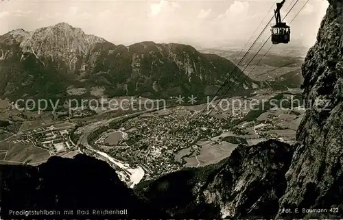 AK / Ansichtskarte Foto Baumann E. Nr. 422 Predigtstuhlbahn Bad Reichenhall  Kat. Fotografie