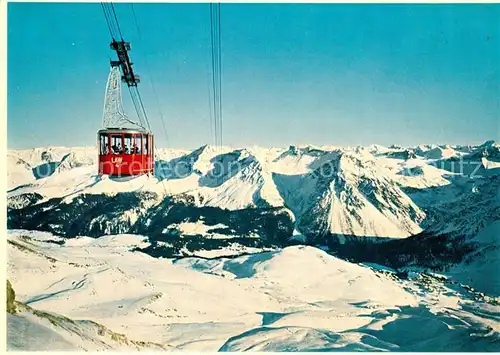 AK / Ansichtskarte Seilbahn Arosa Weisshorn Kat. Bahnen