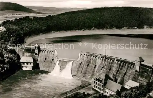 AK / Ansichtskarte Edersee Sperrmauer  Kat. Edertal