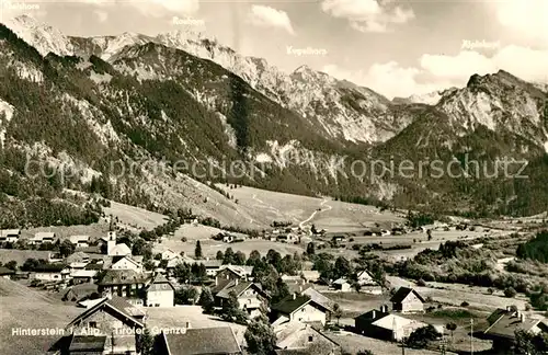 AK / Ansichtskarte Hinterstein Bad Hindelang Geishorn Rauhorn Kugelhorn 