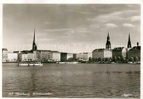 AK / Ansichtskarte Hamburg Binnenalster Kat. Hamburg