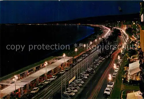 AK / Ansichtskarte Nice Alpes Maritimes La Promenade des Anglais la nuit Kat. Nice