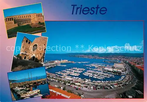 AK / Ansichtskarte Trieste Teilansichten Fliegeraufnahme Kat. Trieste