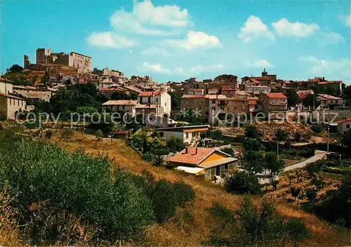 AK / Ansichtskarte Greoux les Bains La Ville dominee par le Chateau des Templiers Kat. Greoux les Bains