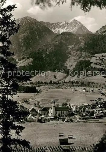 AK / Ansichtskarte Hindelang mit Breitenberg und Rotspitze Kat. Bad Hindelang