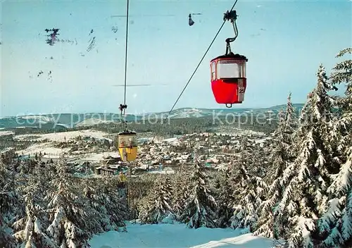 AK / Ansichtskarte Seilbahn Bocksberg Hahnenklee Goslar Kat. Bahnen