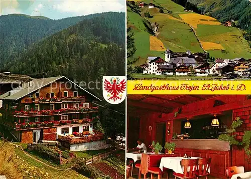 AK / Ansichtskarte St Jakob Defereggen Landgasthaus Trojen Kat. St. Jakob in Defereggen