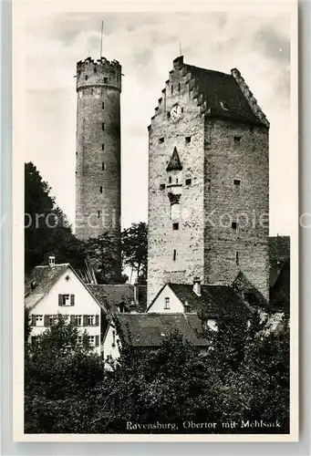 AK / Ansichtskarte Ravensburg Wuerttemberg Obertor Mehlsack Kat. Ravensburg