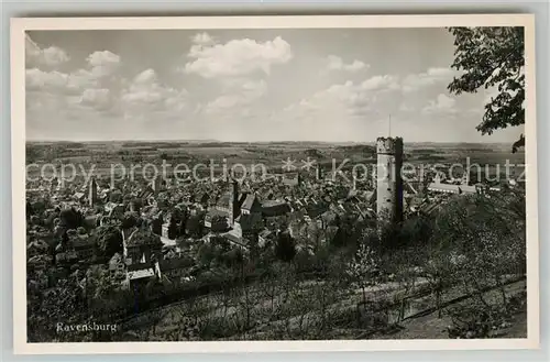 AK / Ansichtskarte Ravensburg Wuerttemberg Panorama Kat. Ravensburg