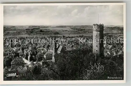 AK / Ansichtskarte Ravensburg Wuerttemberg Panorama Mehlsack Kat. Ravensburg