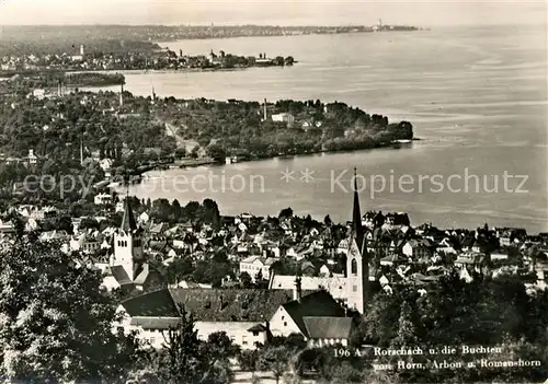 AK / Ansichtskarte Rorschach Bodensee Horn Arbon Romanshorn Kat. Rorschach