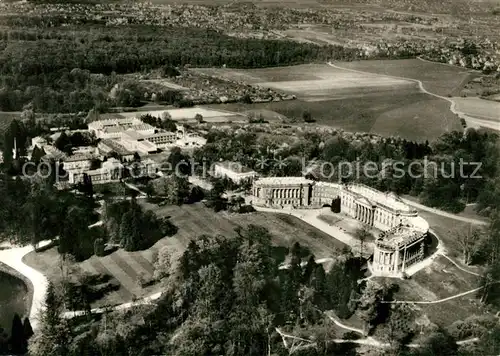 AK / Ansichtskarte Wilhelmshoehe Kassel Fliegeraufnahme Schloss Gewaechshaus  Kat. Kassel