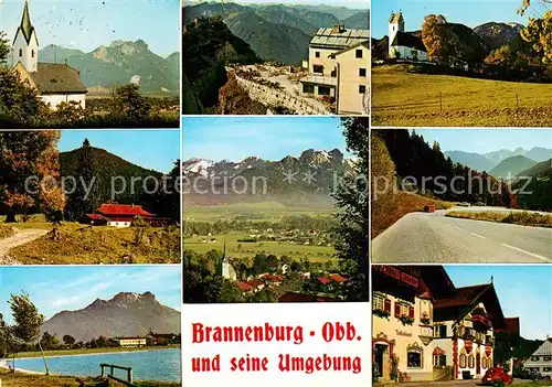 AK / Ansichtskarte Brannenburg und seine Umgebung Alpenpanorama Kat. Brannenburg