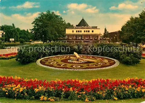 AK / Ansichtskarte Muelheim Ruhr Blumenuhr Wasserbahnhof Kat. Muelheim an der Ruhr