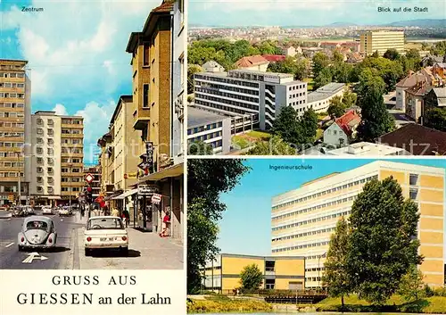 AK / Ansichtskarte Giessen Lahn Zentrum Stadtpanorama Ingenieurschule Kat. Giessen