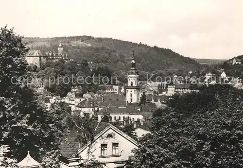 AK / Ansichtskarte Greiz Thueringen Ortsansicht mit Kirche Kat. Greiz