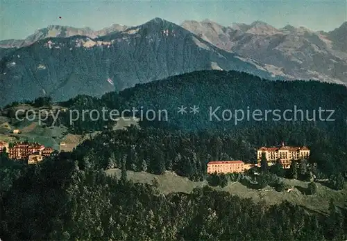 AK / Ansichtskarte Buergenstock Berghotels Alpenpanorama Fliegeraufnahme Kat. Buergenstock