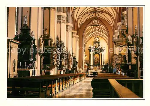 AK / Ansichtskarte Frombork Katedra Dom Mittelschiff Kat. Frauenburg Ostpreussen