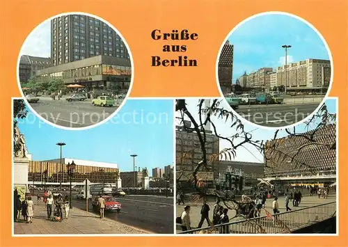 AK / Ansichtskarte Berlin Hotel Metropol Karl Liebknecht Strasse Palast der Republik Alexanderplatz Hauptstadt der DDR Kat. Berlin