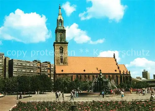 AK / Ansichtskarte Berlin Marienkirche Hauptstadt der DDR Kat. Berlin