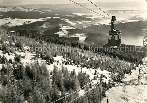 AK / Ansichtskarte Seilbahn Krkonose Lanovka na Cernou Horu  Kat. Bahnen