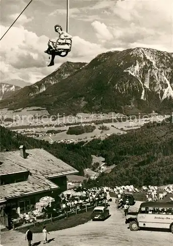 AK / Ansichtskarte Sessellift Steinberg Alm Ruhpolding  Kat. Bahnen