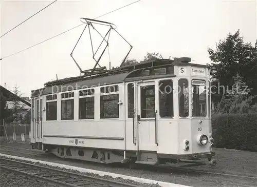 AK / Ansichtskarte Strassenbahn Triebwagen 93 Mainz  Kat. Strassenbahn