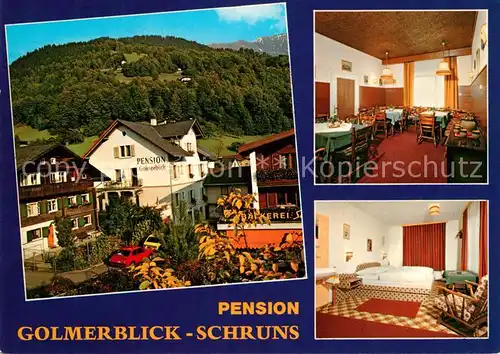 AK / Ansichtskarte Schruns Vorarlberg Pension Golmerblick  Kat. Schruns