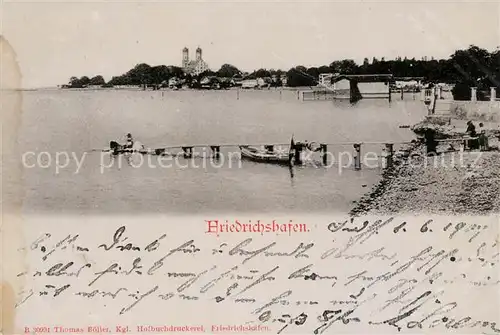 AK / Ansichtskarte Friedrichshafen Bodensee Schlosskirche Seeufer Kat. Friedrichshafen