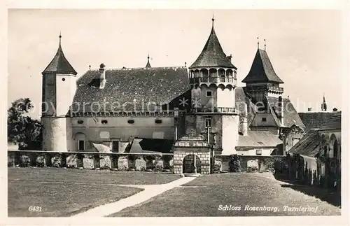 AK / Ansichtskarte Rosenburg Kamp Schloss Rosenburg Turnierhof Kat. Rosenburg Mold