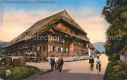 AK / Ansichtskarte Himmelreich Hoellsteig Gasthaus zum Himmelreich Kat. Hinterzarten