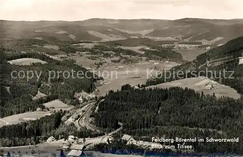 AK / Ansichtskarte Baerental Feldberg mit Blick zum Titisee Kat. Feldberg (Schwarzwald)