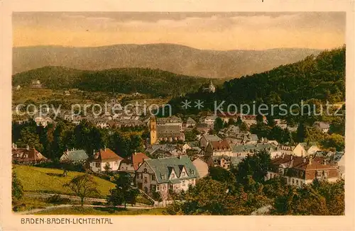 AK / Ansichtskarte Lichtental Panorama Kat. Baden Baden