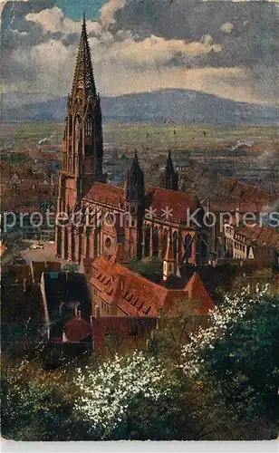 AK / Ansichtskarte Freiburg Breisgau Muenster Kat. Freiburg im Breisgau