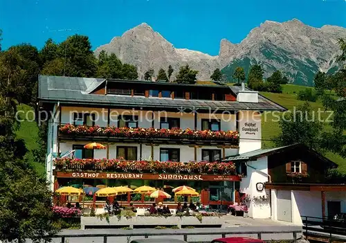 AK / Ansichtskarte Maria Alm Steinernen Meer Gasthaus Pension Sunnhaeusl Kat. Maria Alm am Steinernen Meer