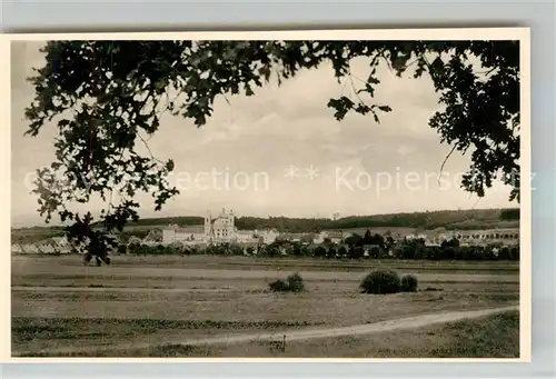 AK / Ansichtskarte Weingarten Wuerttemberg Panorama mit Basilika