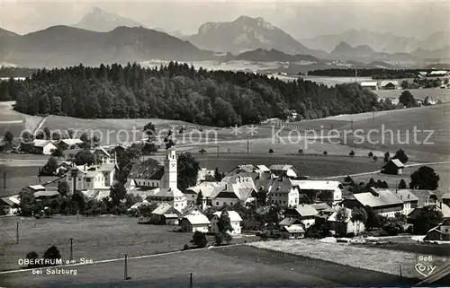 AK / Ansichtskarte Obertrum See Fliegeraufnahme Kat. Obertrum am See