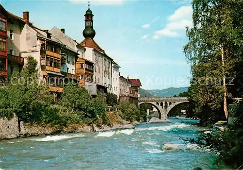 AK / Ansichtskarte Murau Steiermark Partie an der Mur Kat. Murau