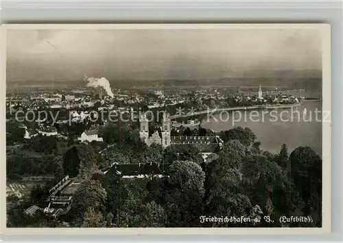 AK / Ansichtskarte Friedrichshafen Bodensee Fliegeraufnahme Schlosskirche  Kat. Friedrichshafen