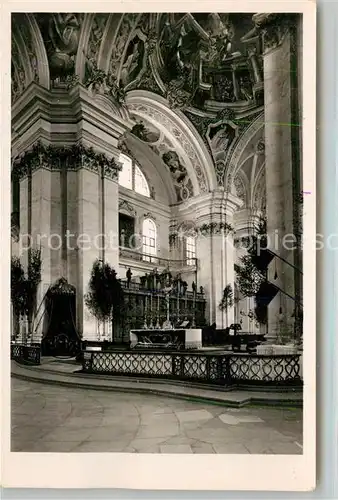 AK / Ansichtskarte Weingarten Wuerttemberg Kloster Heiligblut Altar