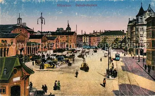 Muenchen Bahnhofplatz  Kat. Muenchen