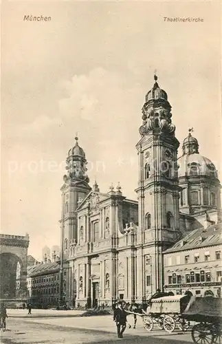 Muenchen Theatinerkirche Kat. Muenchen