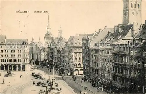 Muenchen Marienplatz Kat. Muenchen