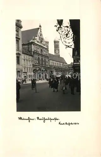 Muenchen Neuhauserstrasse Frauenkirche Kat. Muenchen