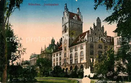 Muenchen Justizpalast Kat. Muenchen