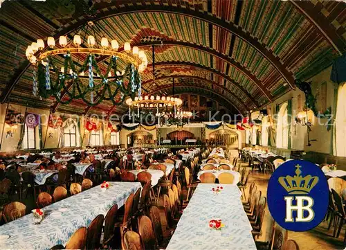 AK / Ansichtskarte Muenchen Hofbraeuhaus Historischer Festsaal Kat. Muenchen