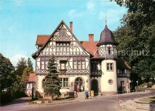 AK / Ansichtskarte Bad Liebenstein Postamt Fachwerkhaus Kat. Bad Liebenstein