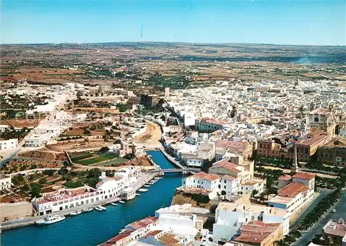 AK / Ansichtskarte Ciudadela Fliegeraufnahme Kat. Ciudadela Menorca