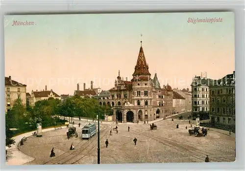 AK / Ansichtskarte Muenchen Stiglmaierplatz Kat. Muenchen